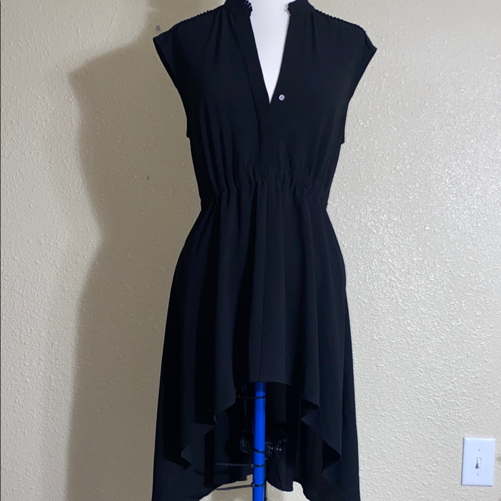 Vince Camuto Elegant Black Sleeveless Dress Size S